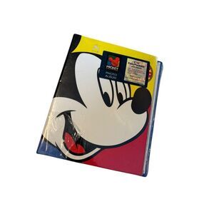 Vintage Mickey Unlimited 4"x6" EasyPockets Photo Album With Memo